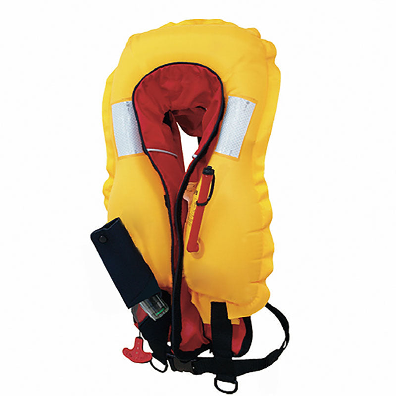 FLOATTOP USCG Approved A/M- 33G  Type V Convertible Inflatable PFD Life Jacket Vests with 33gram Co2 Cylinder